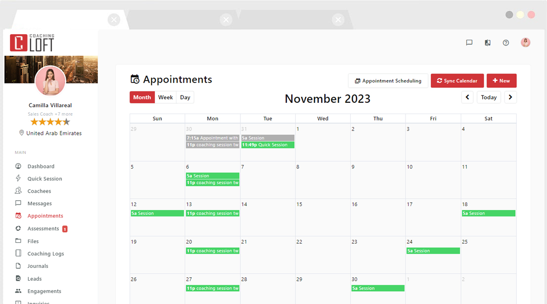 Appointment Calendar