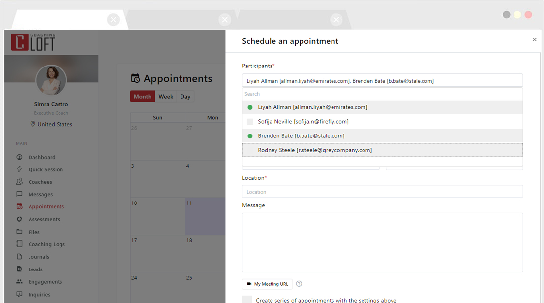 Appointment Calendar