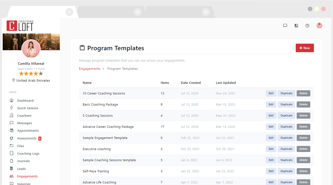 Program Template