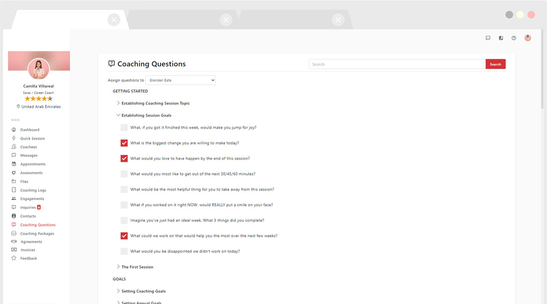 General Functionalities
