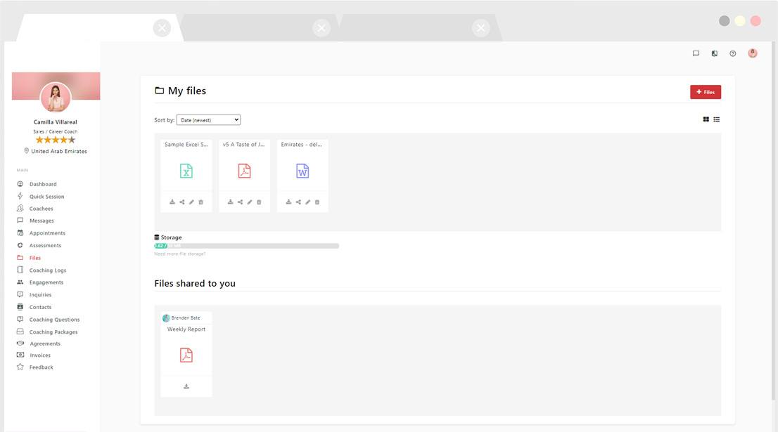 General Functionalities